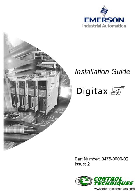 emerson digitax st plus manual